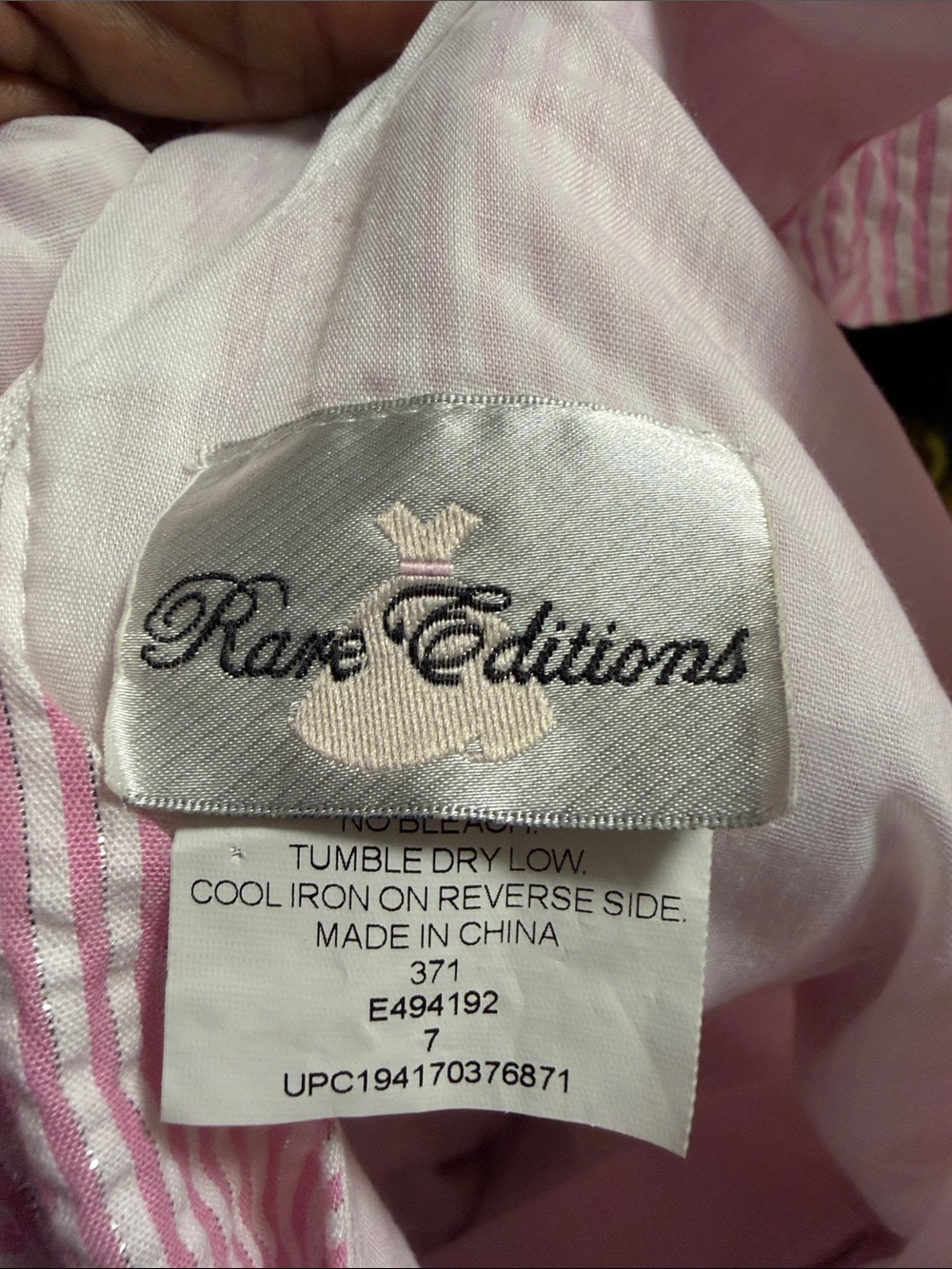 Rare Editions Light Pink Girls' Dress - Pale Pink